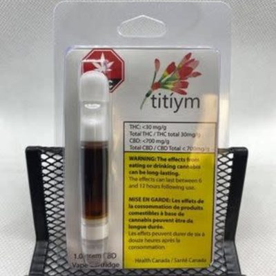 Titiym CBD Cartridges. CBD SHOP ONLINE Dispensary Kelowna, Vernon, Kamloops, Vancouver, Okanagan, British Columbia, Alberta, Canada.